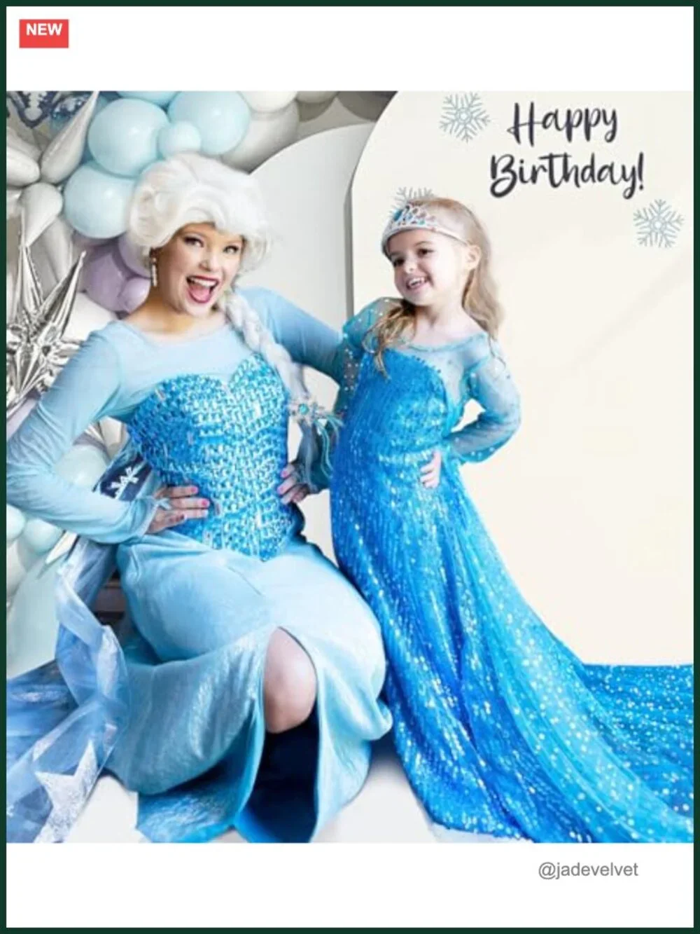 Girls Princess Elsa Sequin Dress Costume with Cape Wig Crown Gloves
